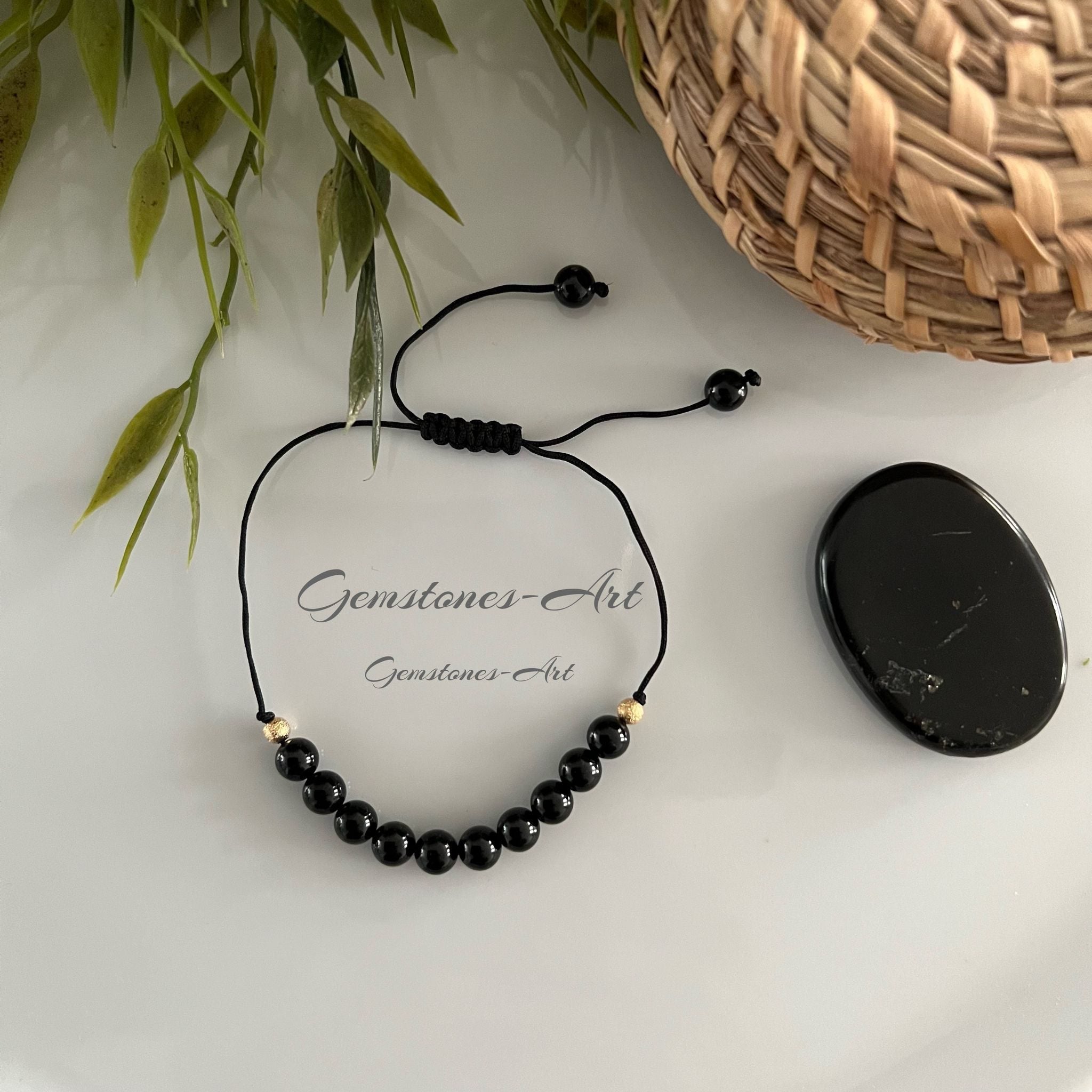 Armband  zwart toermalijn image 0
