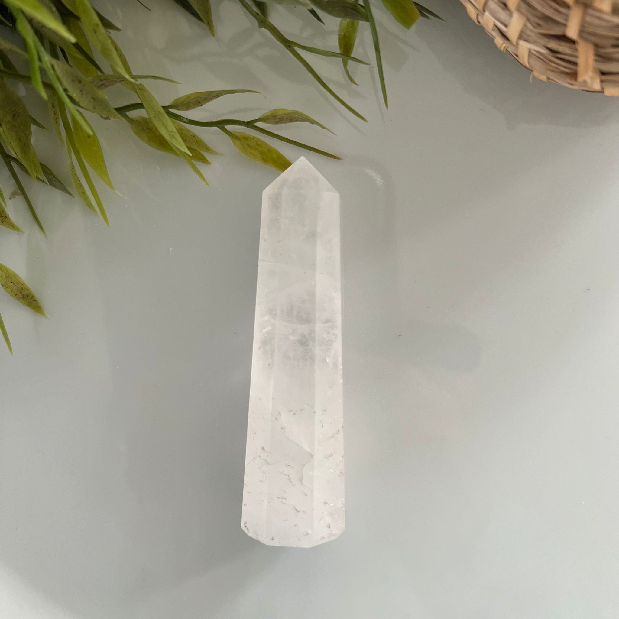 Bergkristal obelisk punt image 0