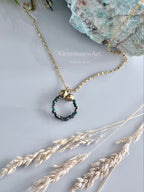 Miyuki kraal emerald /goudkraal - Infinity love image 2