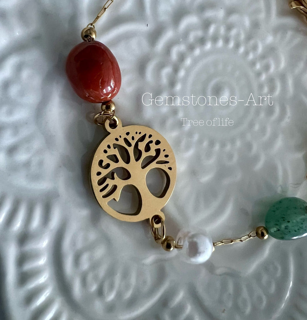 Armband - tree of life - handmade image 1