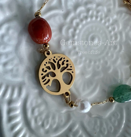 Armband - tree of life - handmade image 1