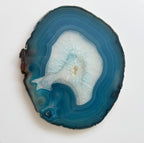 Agaat blauw gekleurd