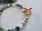 Damesarmband Mosagaat met kapittelslot ( Handmade) image 1