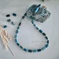 Apatite ketting Native / tube kraal image 0