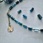 Apatite ketting Native / tube kraal image 2