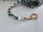Damesarmband Mosagaat met kapittelslot ( Handmade) image 2