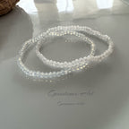 Armband Miyuki kraal facet - Crystal 2.5mm image 1