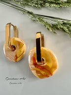Oorbellen donut - Grieks keramiek image 2