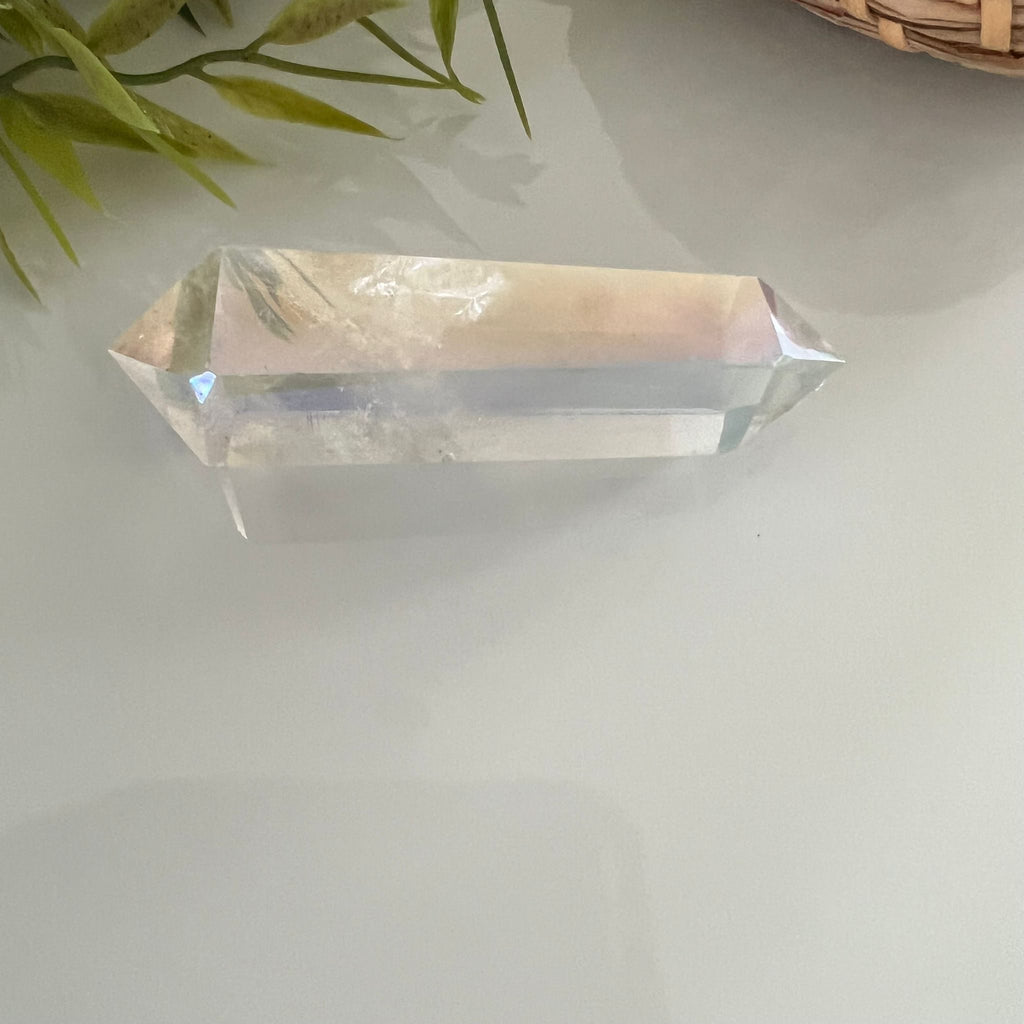 Angel aura kwarts dubbeleinder punt image 0