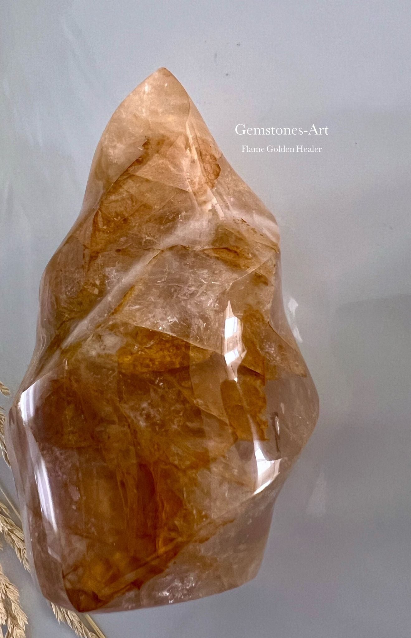 Golden healer Flame (Lemurian kwarts) image 1