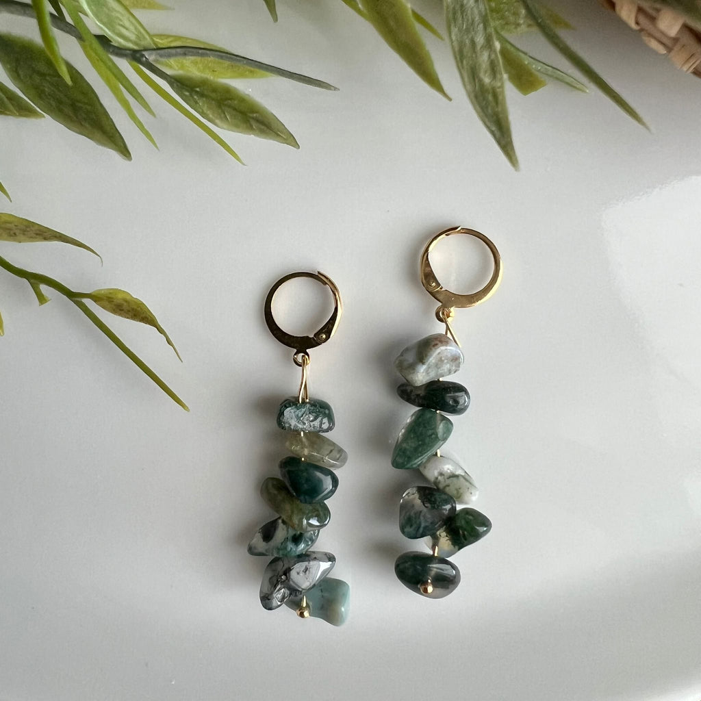 Oorbellen Mosagaat (handmade) image 2