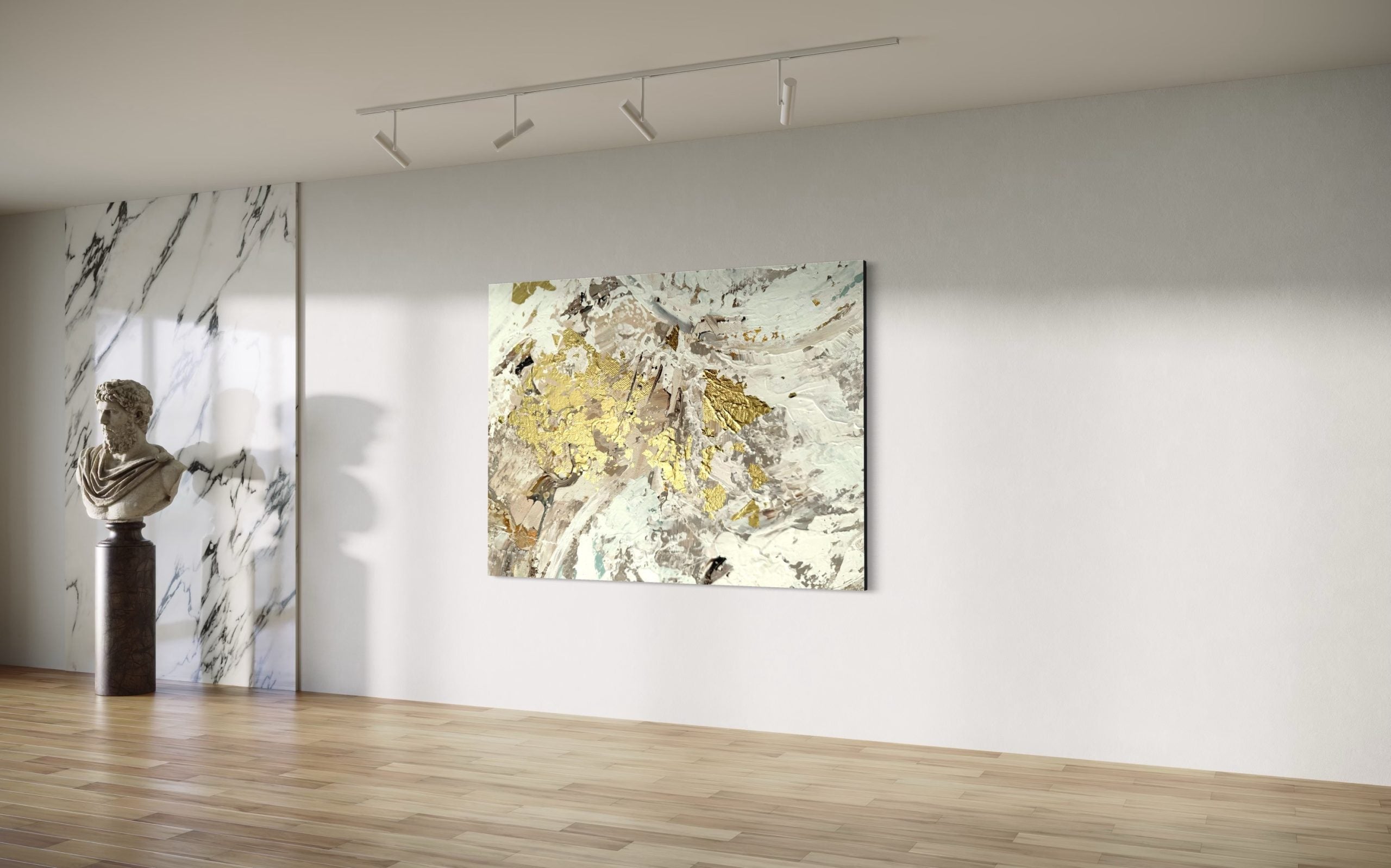 Ervaar Tijdloze Elegantie – Uniek Abstract Schilderij. 80cm-80cm image 4
