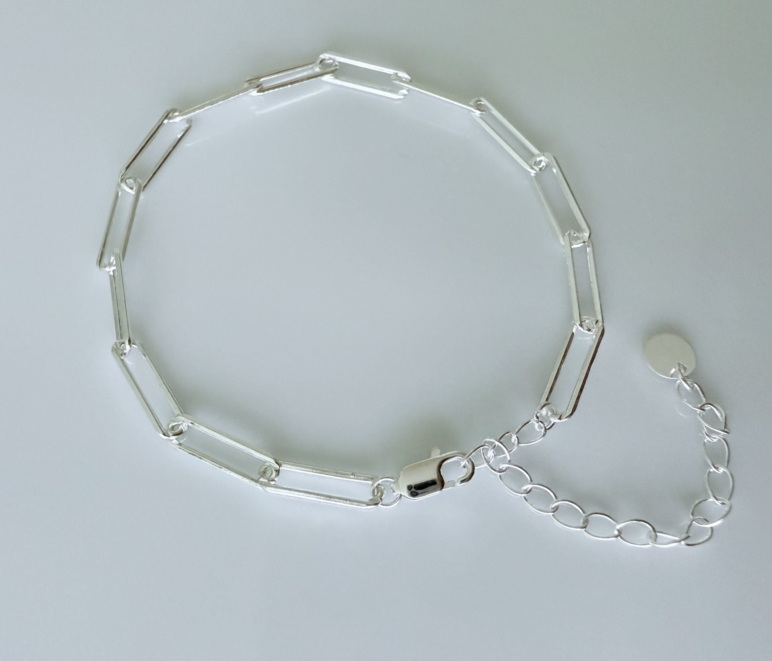 Zilver schakelarmband 925 zilver image 2