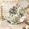 Apofylliet (groene) met Stilbiet en soms Heulandiet (Hieros Gamos)