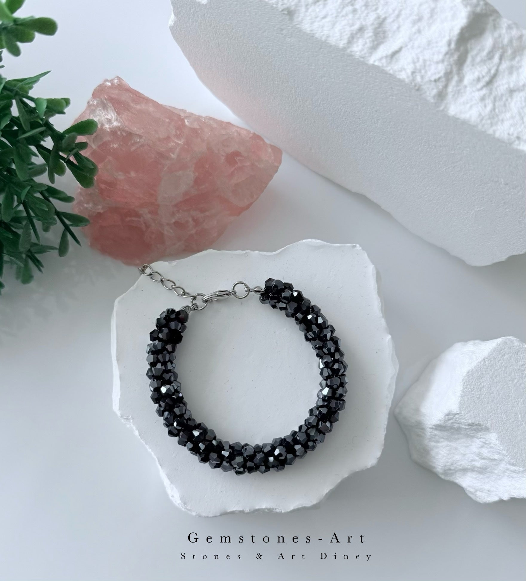 Armband zwarte Spinel image 0