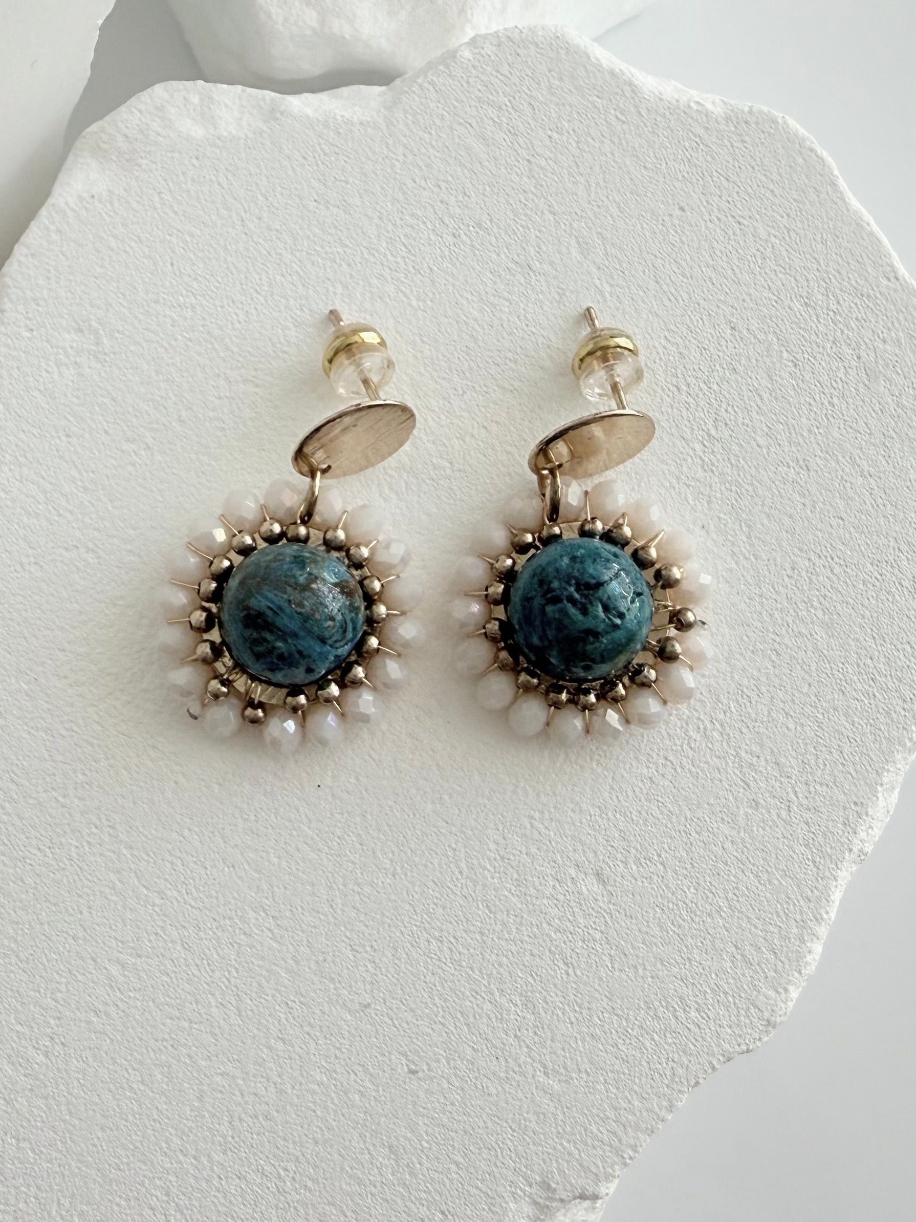 Oorbellen Blue Bloom