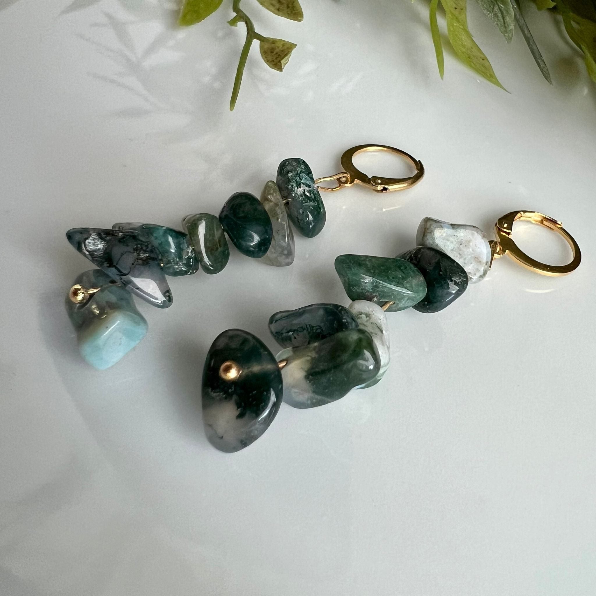 Oorbellen Mosagaat (handmade) image 1