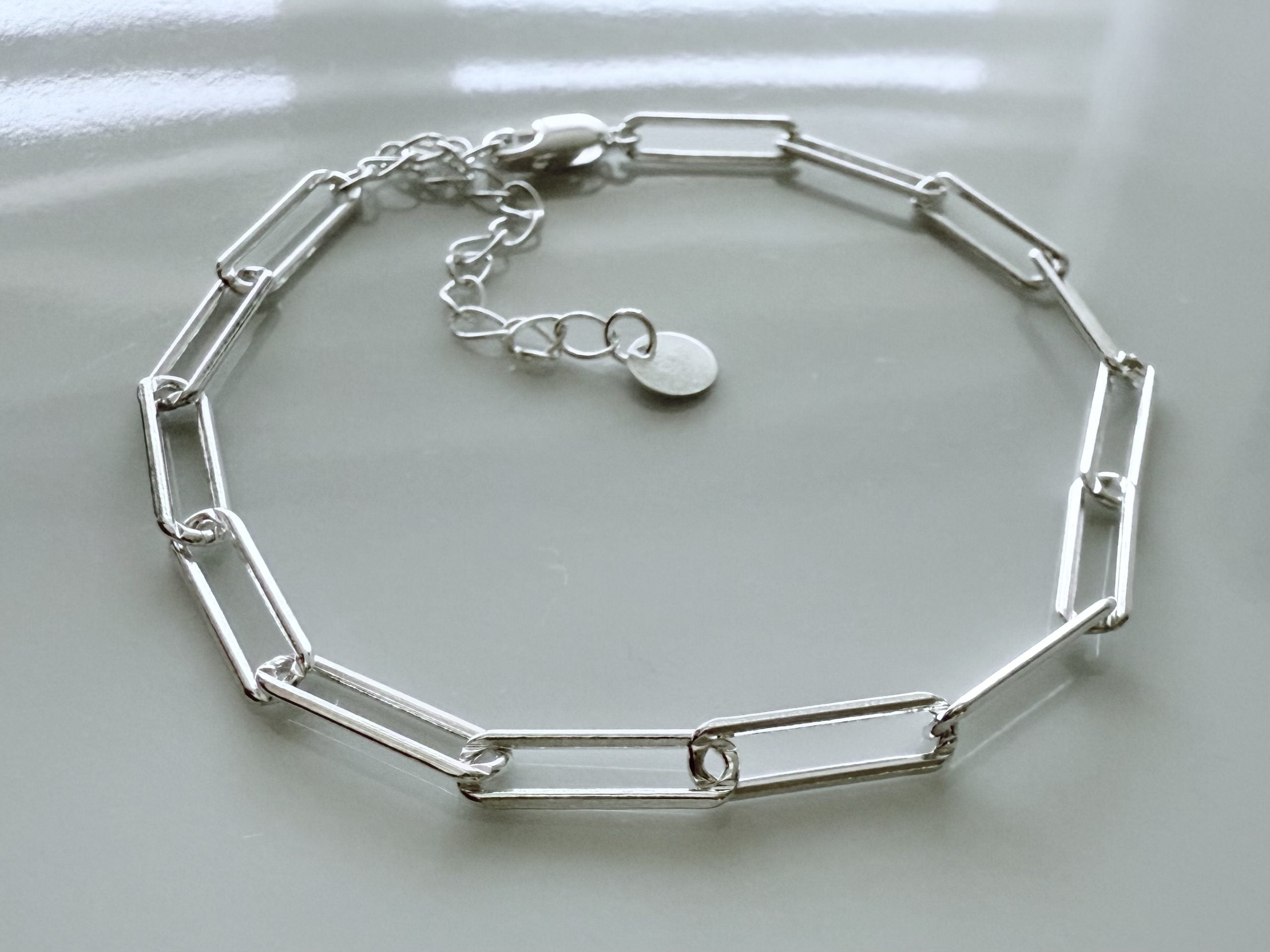 Zilver schakelarmband 925 zilver image 1