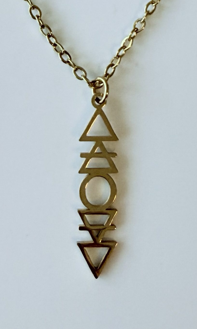 Ketting met “vier elementen” hanger image 1