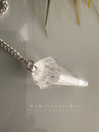 Pendel edelsteen Bergkristal facet image 2