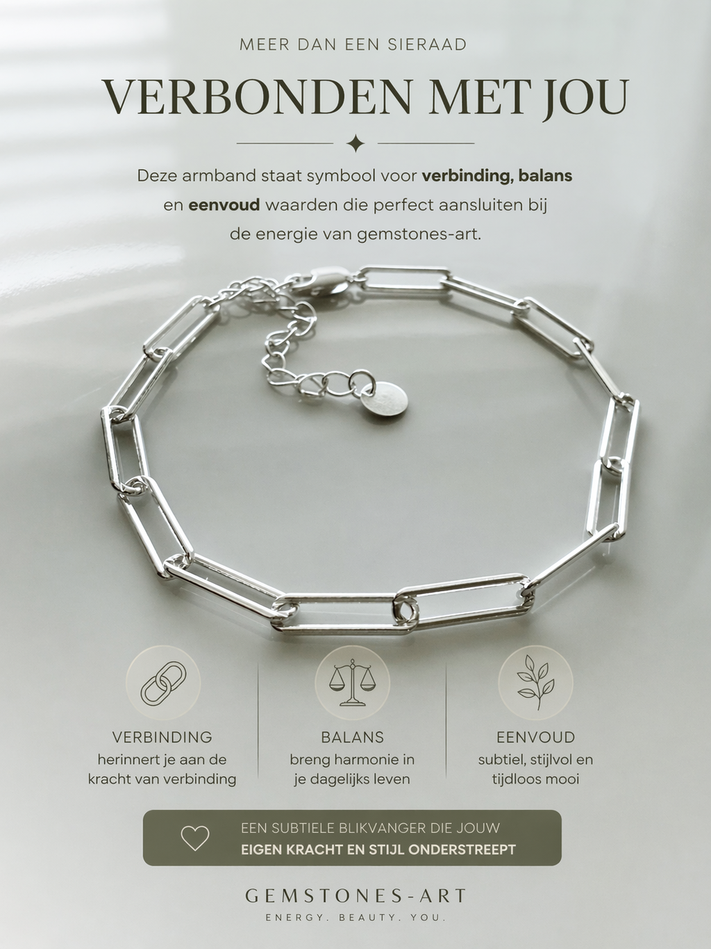Zilver schakelarmband 925 zilver image 0