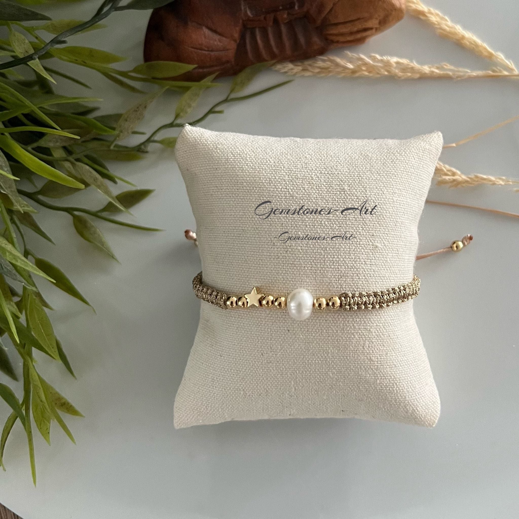 Armband Goldy zoetwaterparel image 2