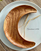 Houten oplaad schaal Maan image 1