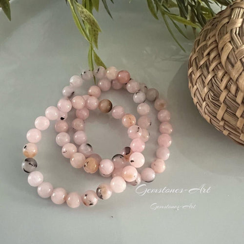 Armband  (handmade) roze Opaal image 1