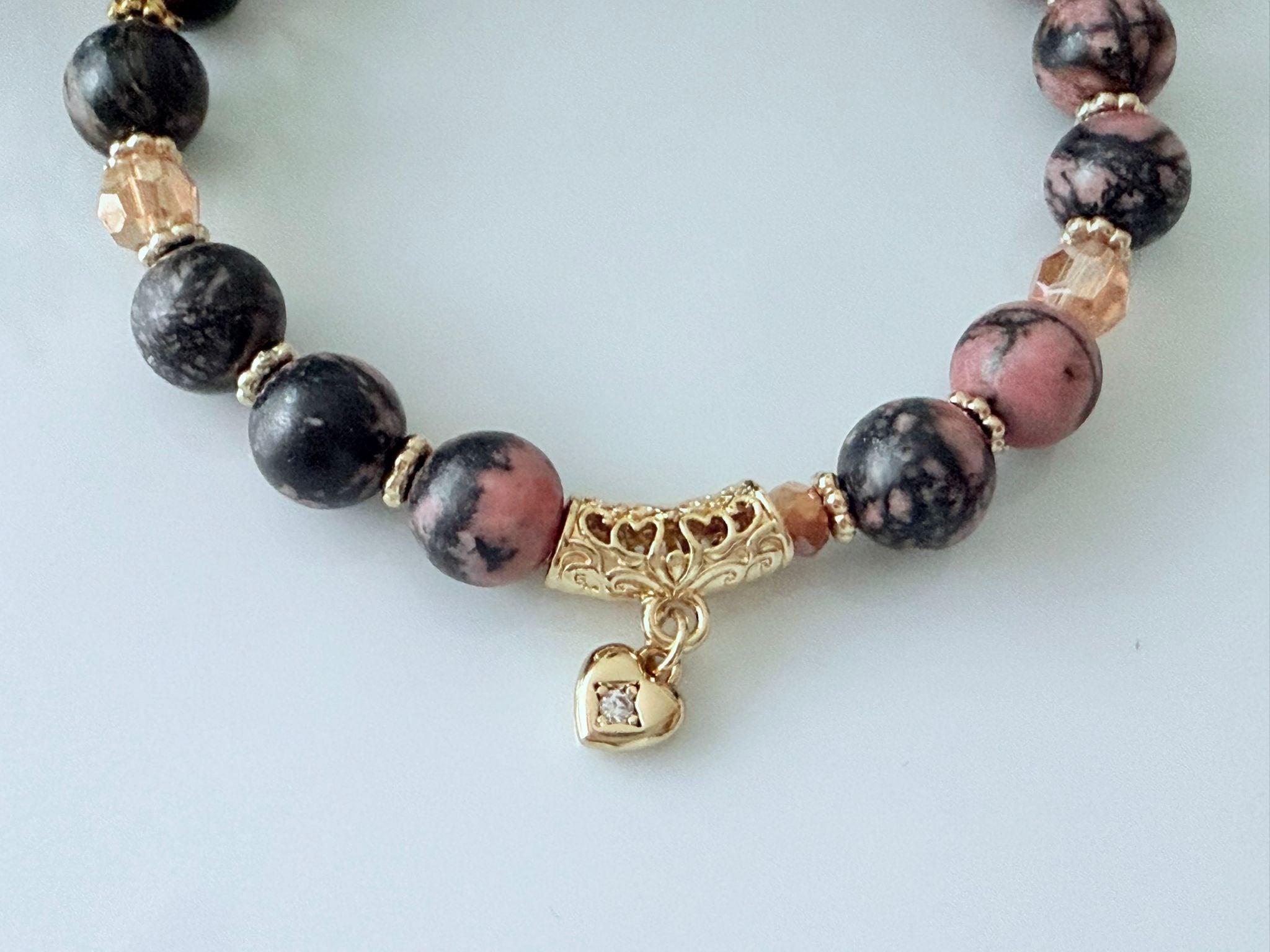 Dames armband Rhodoniet image 2