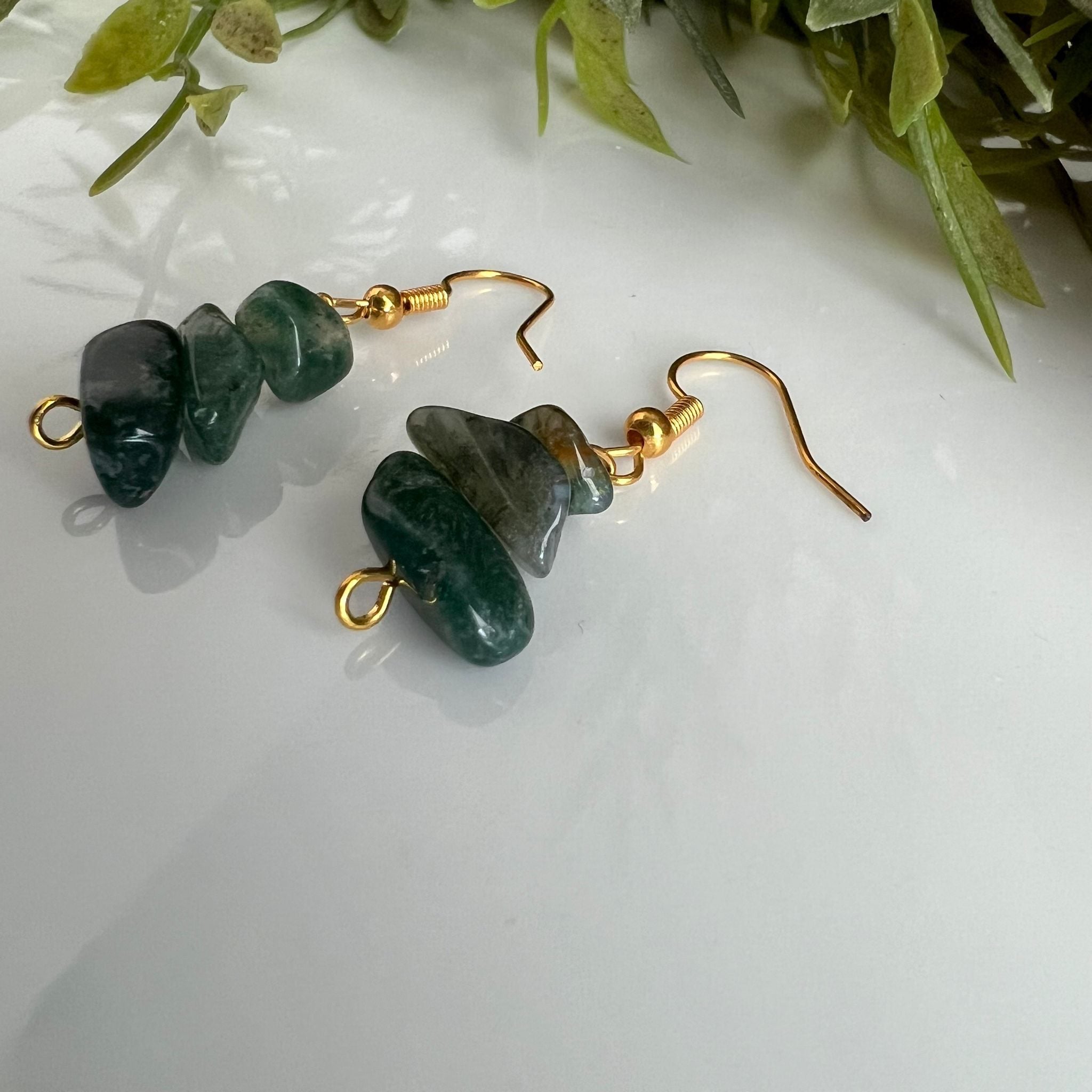 Oorbellen Mosagaat (handmade) image 2