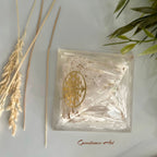 Orgonite Pyramide Selenite - Sri Yantra - image 1