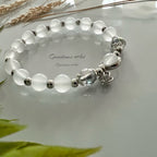 Armband maansteen met bergkristal image 0