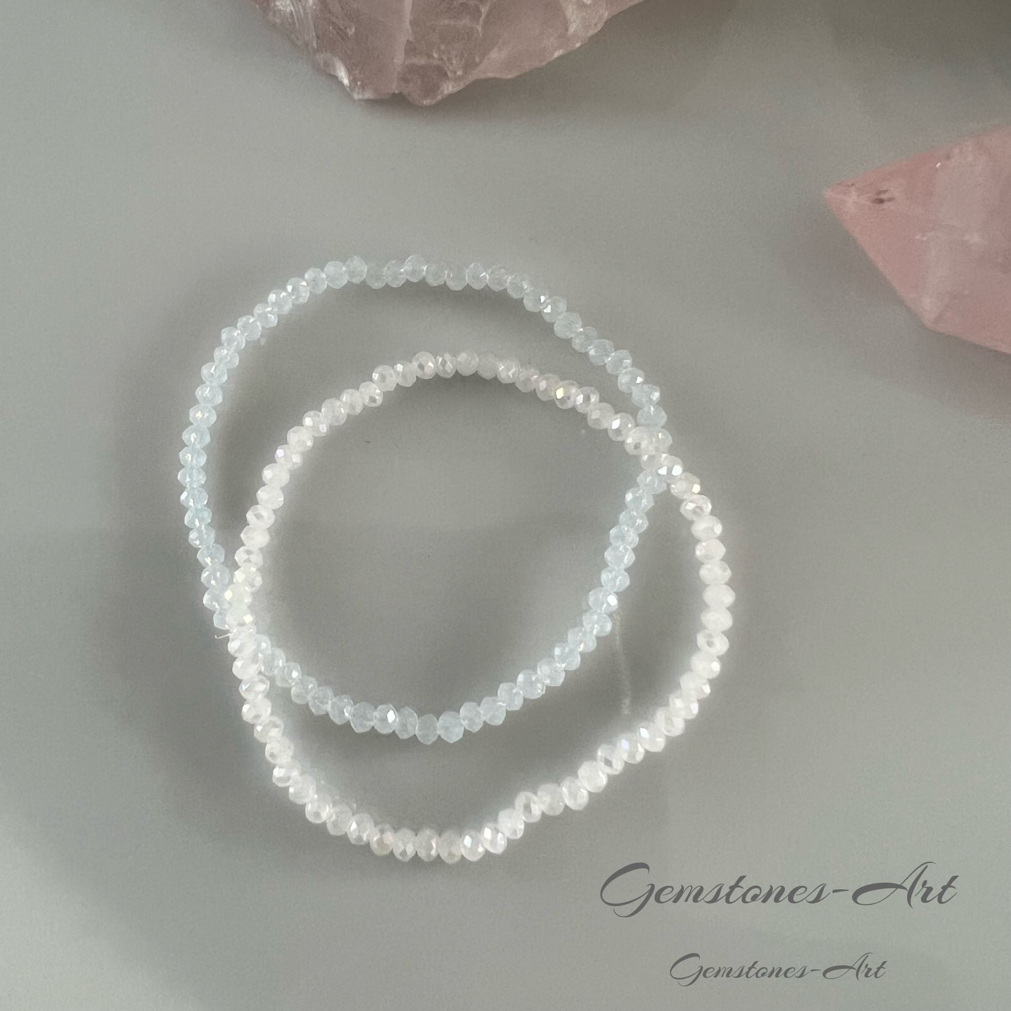 Armband Miyuki kraal facet - Crystal 2.5mm image 0
