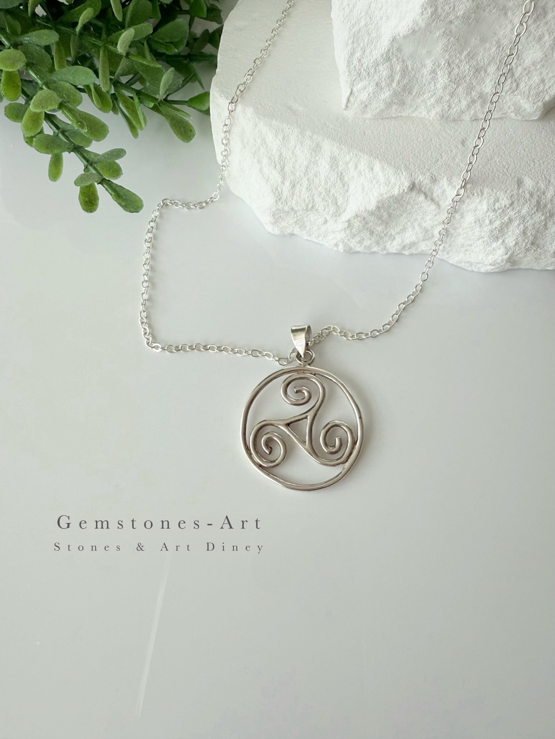 Hanger keltisch Triskelion - 925 zilver image 4