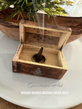Wierook kegelbrander Boeddha (antiek hout). image 0