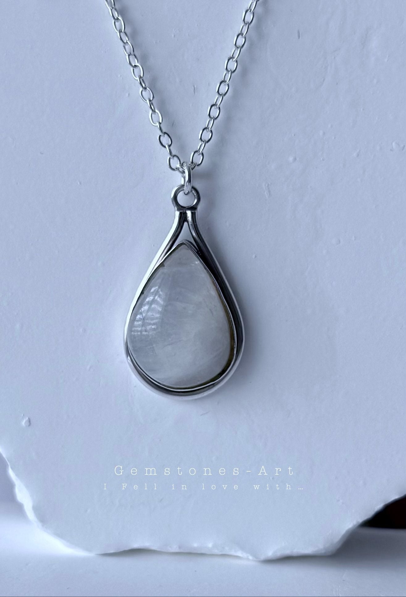 Moonstone - pendant 925 Sterling Silver image 0