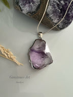 Amethist hanger + ketting image 2