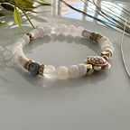 Armband Jade/maansteen/schildpad - (handmade) image 1