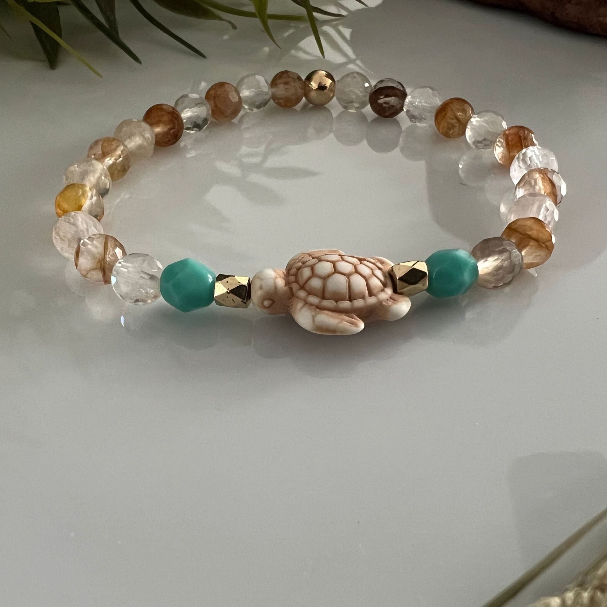 Armband Lemurian kwarts ( golden healer) image 2