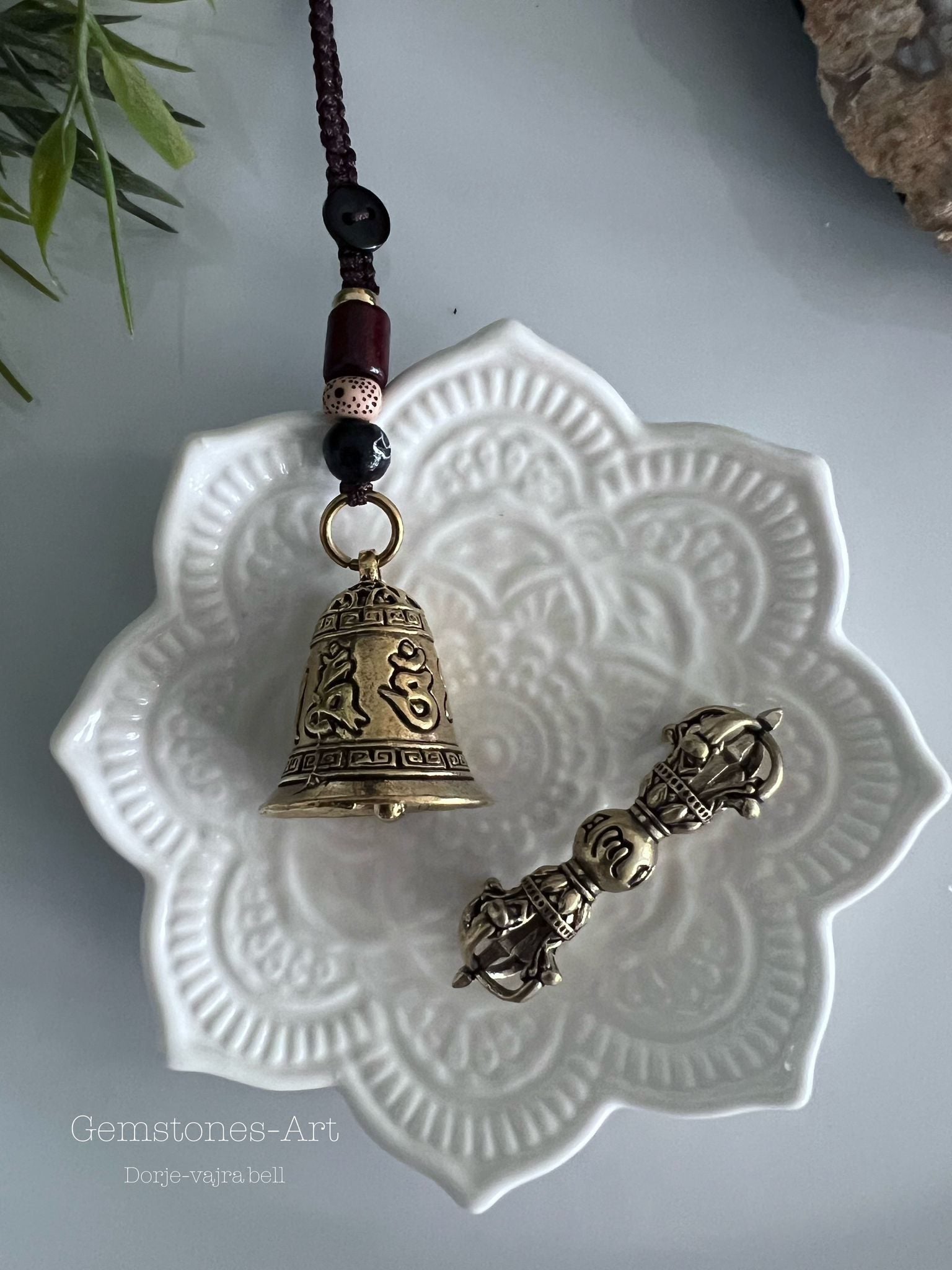 Mini setje  Dorje vajra + bel image 1