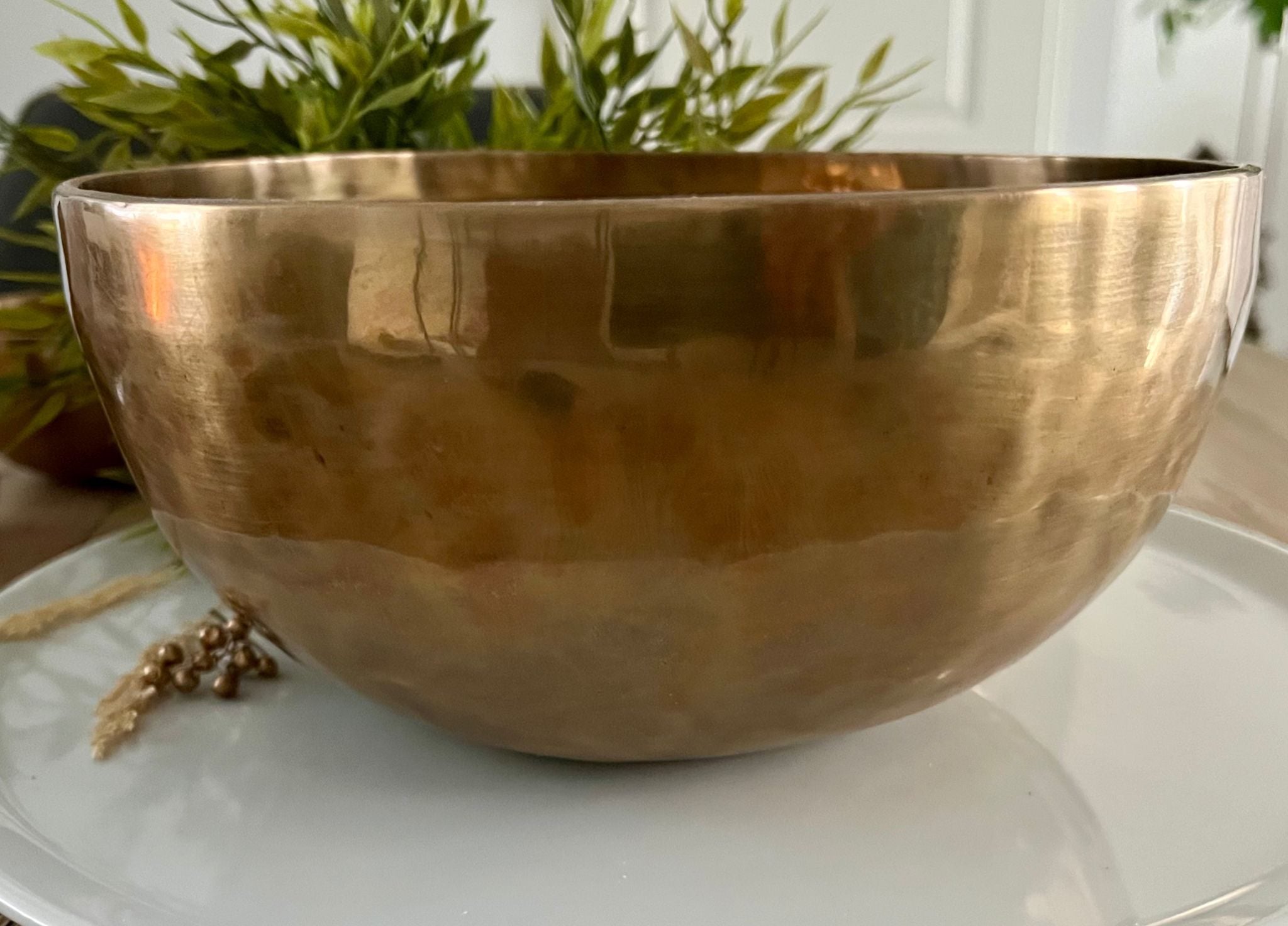 Klankschaal Nada Yoga - 1450 gram- doorsnede 22 cm (handgemaakt). image 0