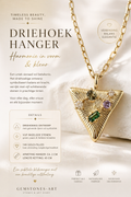 Gold filled 14K triangle image 0