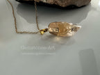 Ketting &amp; hanger - Lemurian / golden healer image 2