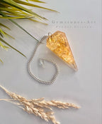 Pendel edelsteen Citrien Orgonite image 0