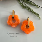 Oorbellen flower - Grieks keramiek image 1