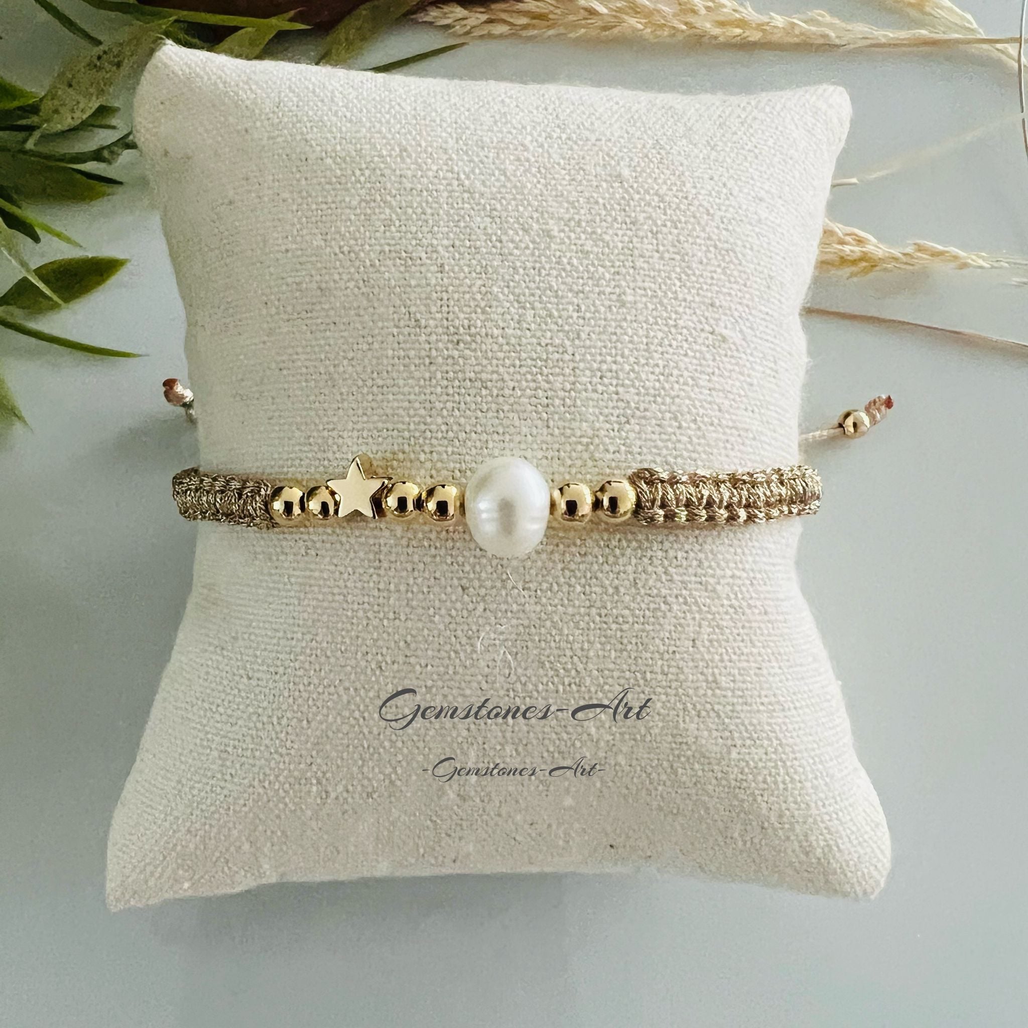 Armband Goldy zoetwaterparel image 0