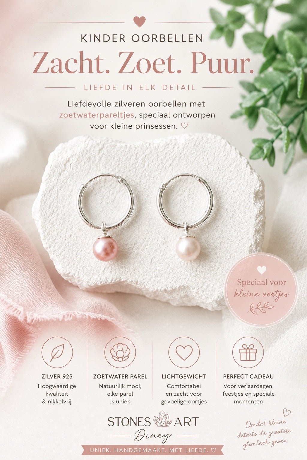 Kinderoorbellen huggie hoops image 0
