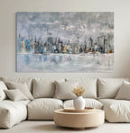 Skyline op linnen image 1