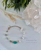 Edelstenen armband - handmade (verstelbaar) image 1