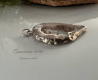 Agaat hanger met Bergkristal puntje image 2